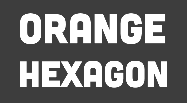 Orange Hexagon: Audiovisuelles Erlebnis in einem Raum